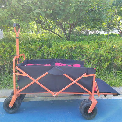 Trole de acampamento exterior de múltiplos propósitos do carro de jardim do piquenique da roda do plutônio dobrável