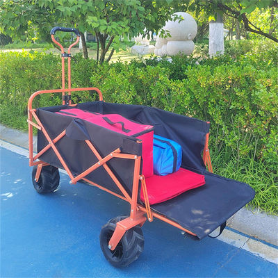 Trole de acampamento exterior de múltiplos propósitos do carro de jardim do piquenique da roda do plutônio dobrável