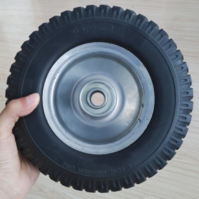 8 roda de Rim Color Pneumatic Rubber Tire do costume da polegada 2.50-4 para o carrinho de mão de roda do trole