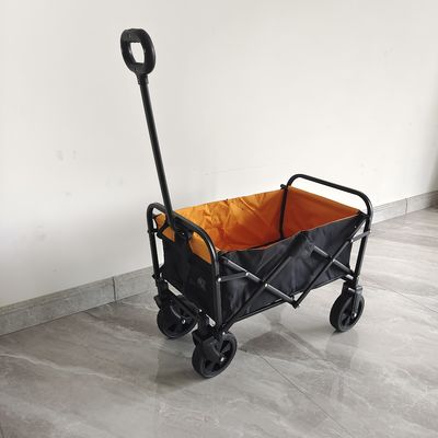 Mini Collapsible Shopping Cart With rodas de 6 polegadas para o carro de acampamento de dobramento exterior