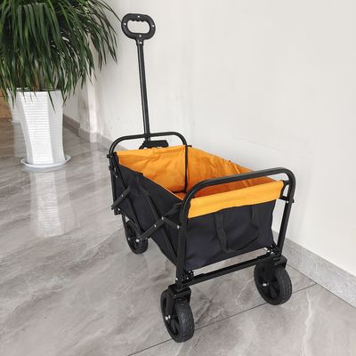 Mini Collapsible Shopping Cart With rodas de 6 polegadas para o carro de acampamento de dobramento exterior