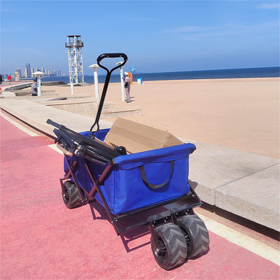 As rodas do plutônio carregam o vagão de dobramento de acampamento rodado dobrável exterior da plataforma do vagão 70kg