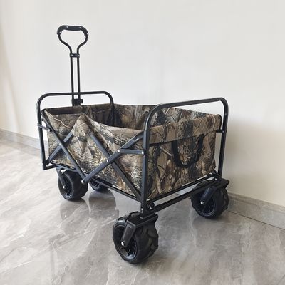 Trole de acampamento da praia das rodas dobráveis resistentes da carga 4 do carro de jardim 160LB