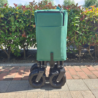 Rodas de PU de largura dobrável Carrinho dobrável de praia Porta elástica Carrinho de acampamento de piquenique
