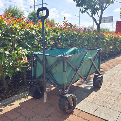Rodas de PU de largura dobrável Carrinho dobrável de praia Porta elástica Carrinho de acampamento de piquenique