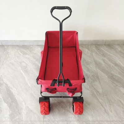 70 kg Capacidade Carrinho de acampamento ao ar livre Carrinhos grandes de rodas Carrinho deslizante de praia dobrável