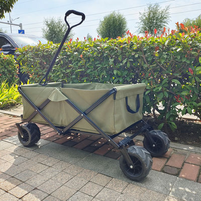 All Terrain Wheel Collapsible Stroller Wagon Foldable Beach Trolley Carrinho de acampamento ao ar livre