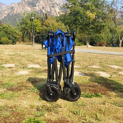 Carrinho de caminhão de acampamento de carga pesada com alça ajustável Carrinhos de mão dobráveis com rodas de PU