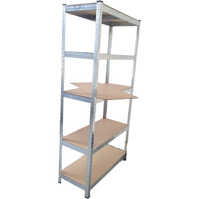 5 Equipamentos de prateleiras de nível Equipamentos de prateleiras de metal ajustáveis Multipurpose sem parafusos 180x90x40CM
