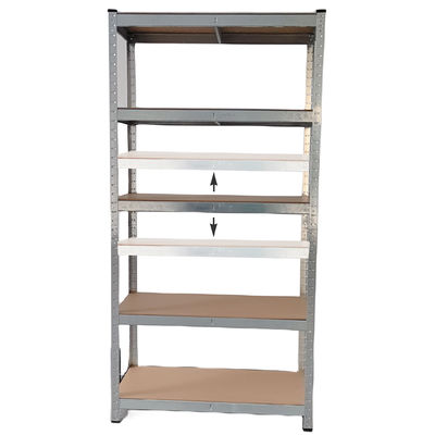 5 Equipamentos de prateleiras de nível Equipamentos de prateleiras de metal ajustáveis Multipurpose sem parafusos 180x90x40CM