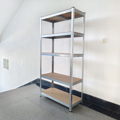 5 camadas Prateleiras de salão de exposições de trabalho pesado Armazém Mostra de amostras Estrutura de ferro galvanizado