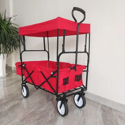 Carrinho de passeio ao ar livre com telhado para crianças
