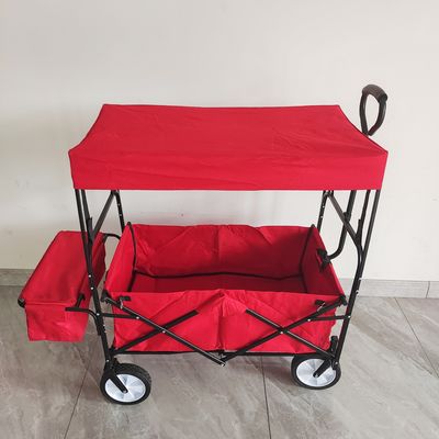 Carrinho de passeio ao ar livre com telhado para crianças