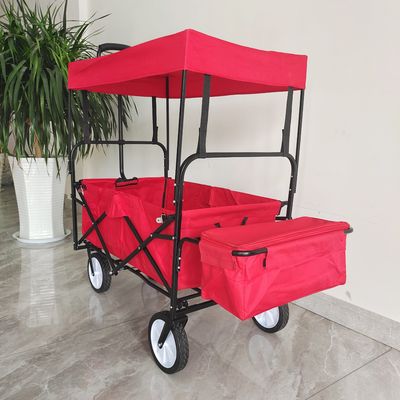 Carrinho de passeio ao ar livre com telhado para crianças