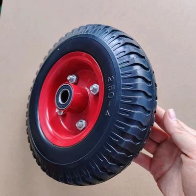Carrinho de rodas de jardim Carrinho de banco de borracha roda inflável 4.10/3.00 -4, raios de plástico