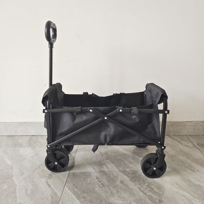 Mini Outdoor Steel Kids Camping Wagon Carrinho de PVC Rodas Armazenamento Carrinho dobrável