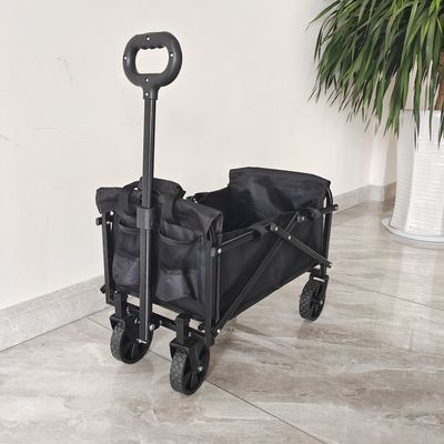 Mini Outdoor Steel Kids Camping Wagon Carrinho de PVC Rodas Armazenamento Carrinho dobrável