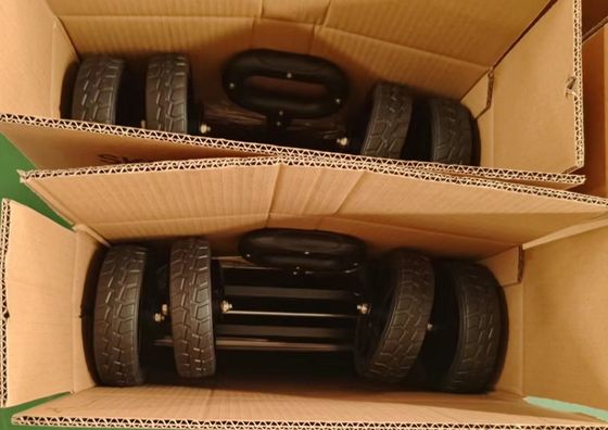 Trolley de carro de aço dobrável com rodas de PVC de 5 polegadas